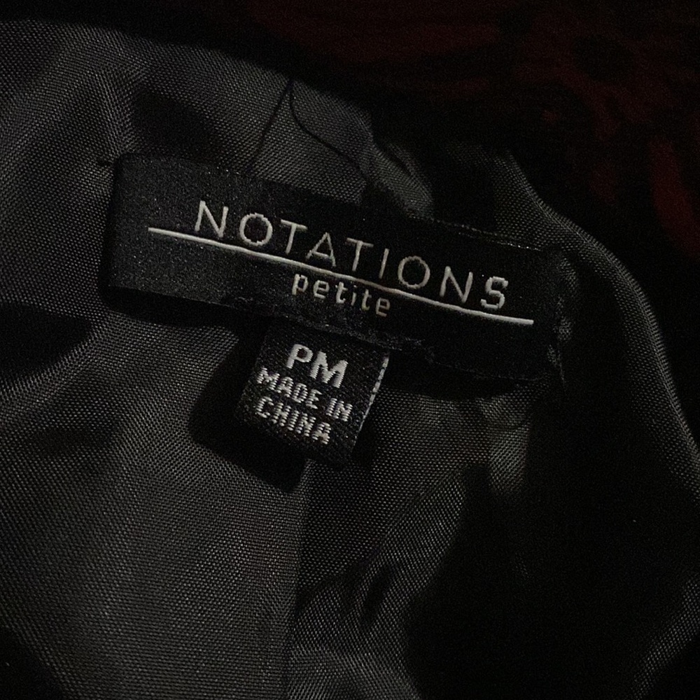 Notations Mandarin Collar Jaquard Floral Paisley … - image 8